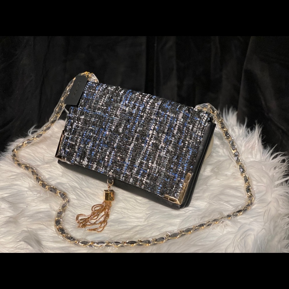 Bebe Kyla Boucle Crossbody
